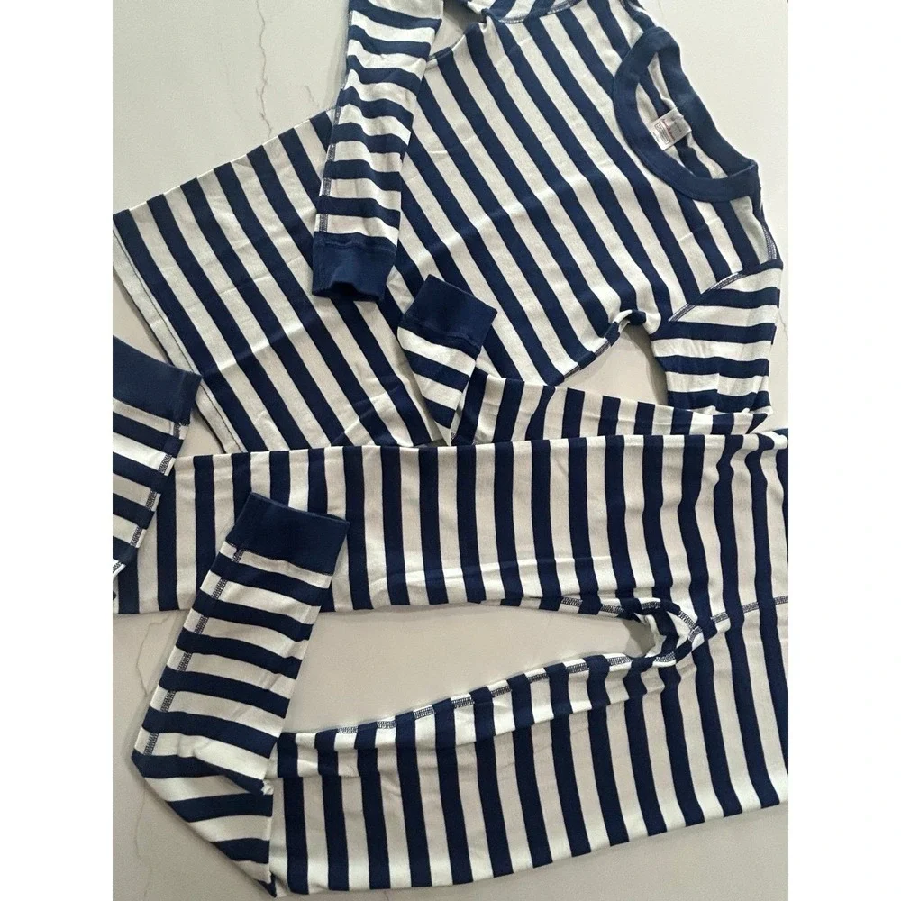 Hanna Andersson Youth Striped Pajama Set Bundle - 2 Pairs Size 14